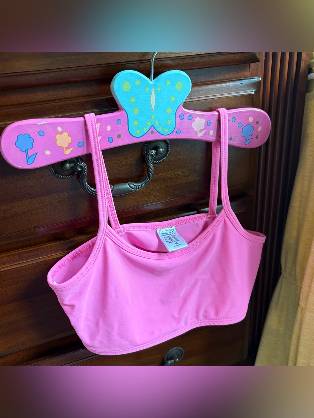 Bundle for $5! Girls’ Size 14 Pink Swim Bralette, Swim Bra, Swim Top
